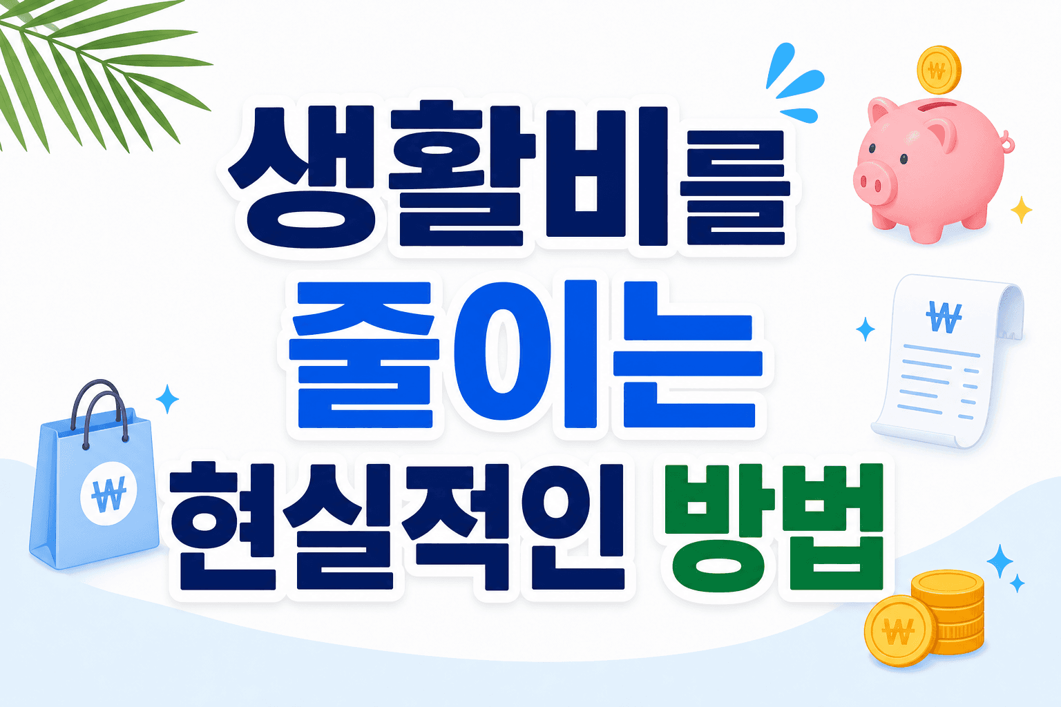 생활비를 줄이는 현실적인 방법