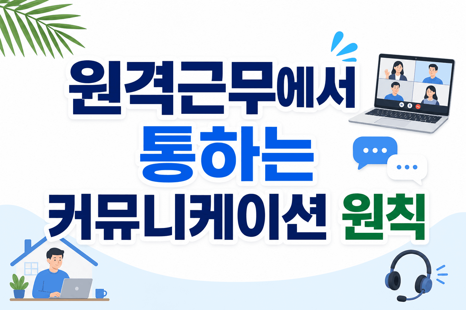 원격근무에서 통하는 커뮤니케이션 원칙